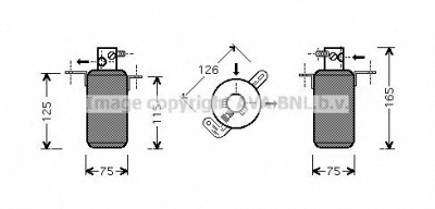 AVA QUALITY COOLING msd373 -  Осушитель, кондиционер